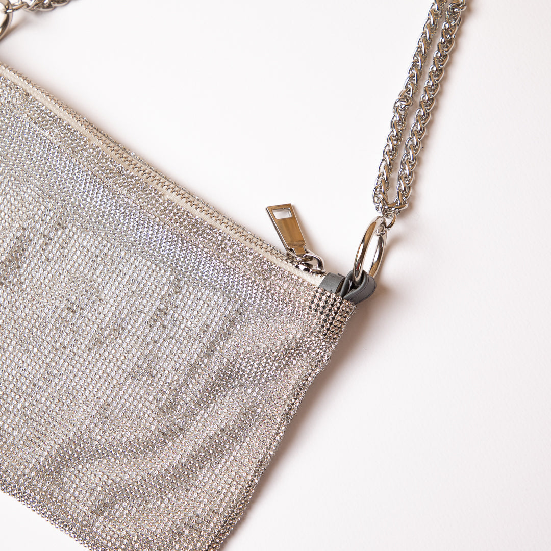Silver Rhinestone