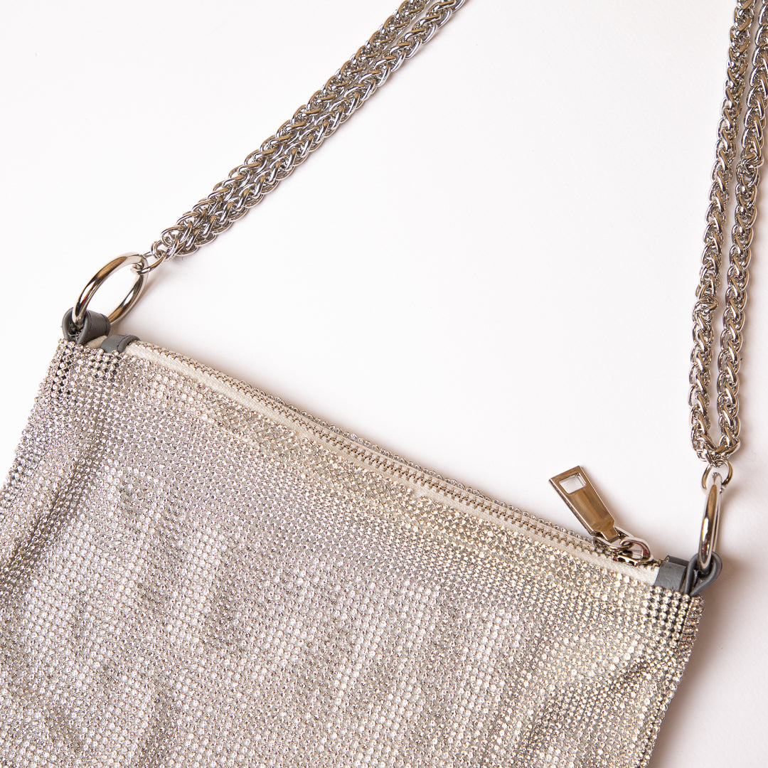 Silver Rhinestone